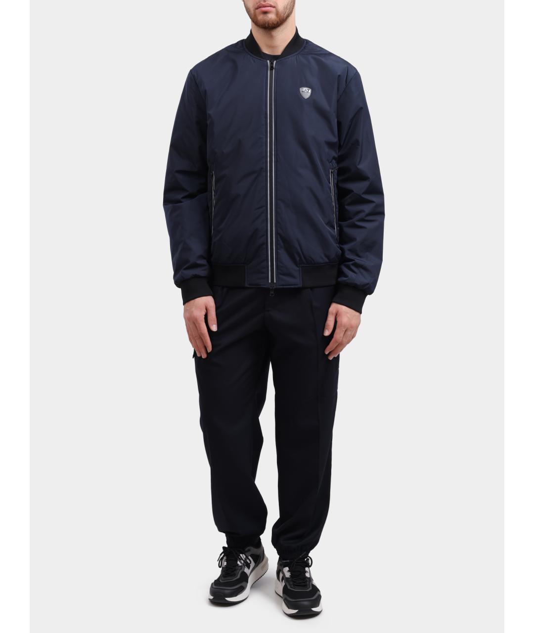 EA7 Темно-синяя куртка, фото 2