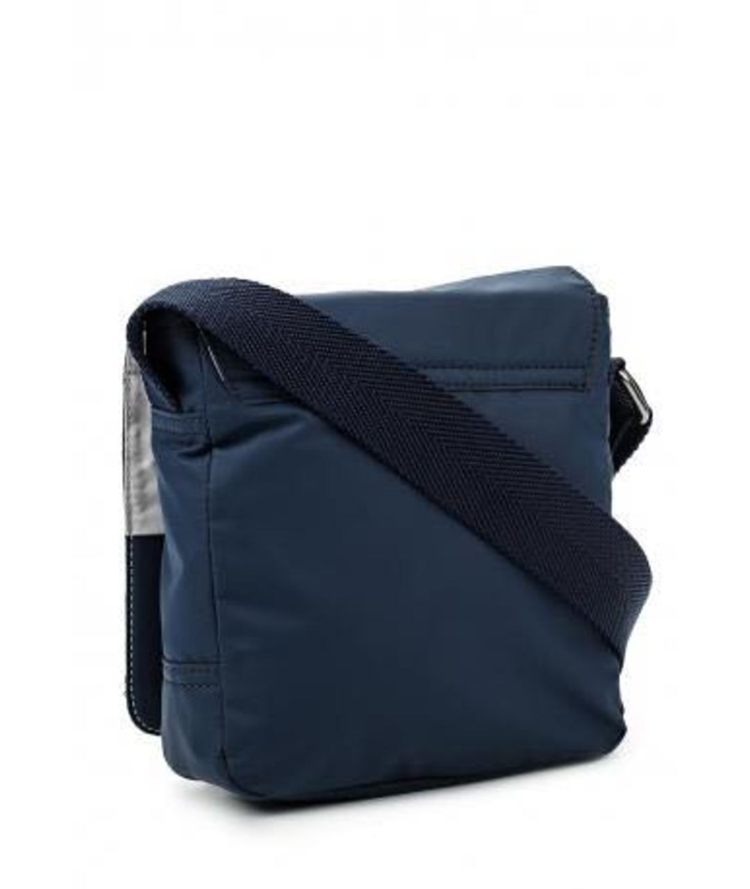CALVIN KLEIN Темно-синяя тканевая сумка на плечо, фото 2