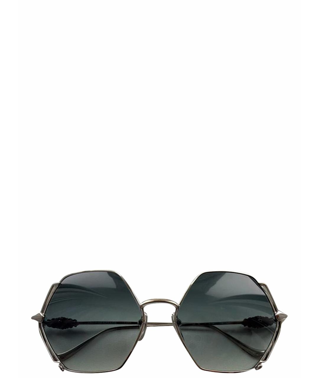 CHROME HEARTS Серебряные металлические солнцезащитные очки, фото 1
