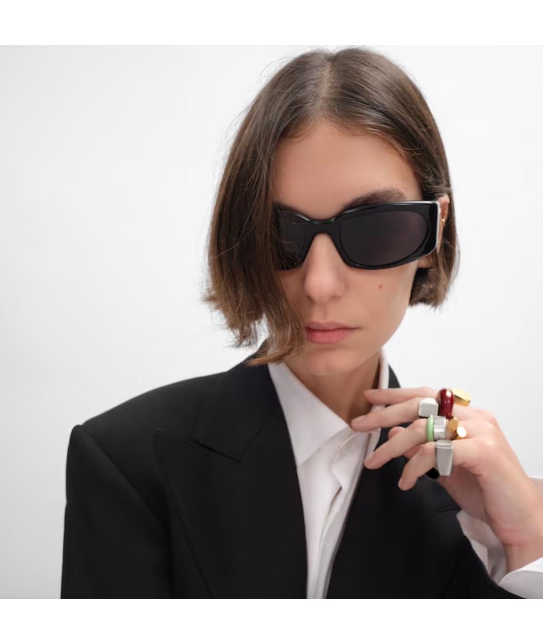 CELINE Черные пластиковые солнцезащитные очки, фото 4