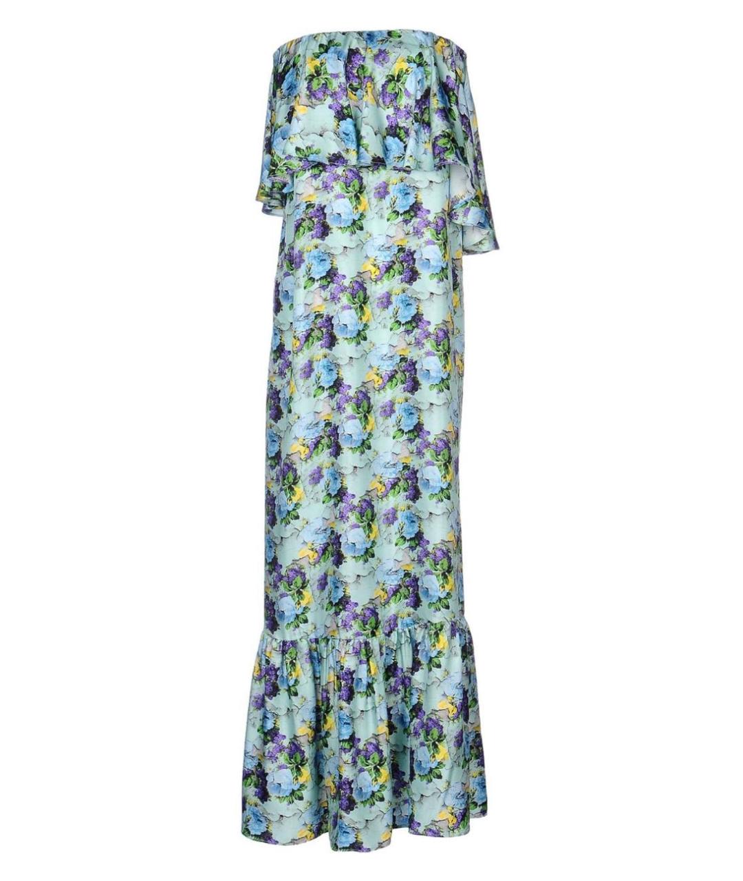 MSGM Мульти шелковый сарафан, фото 9