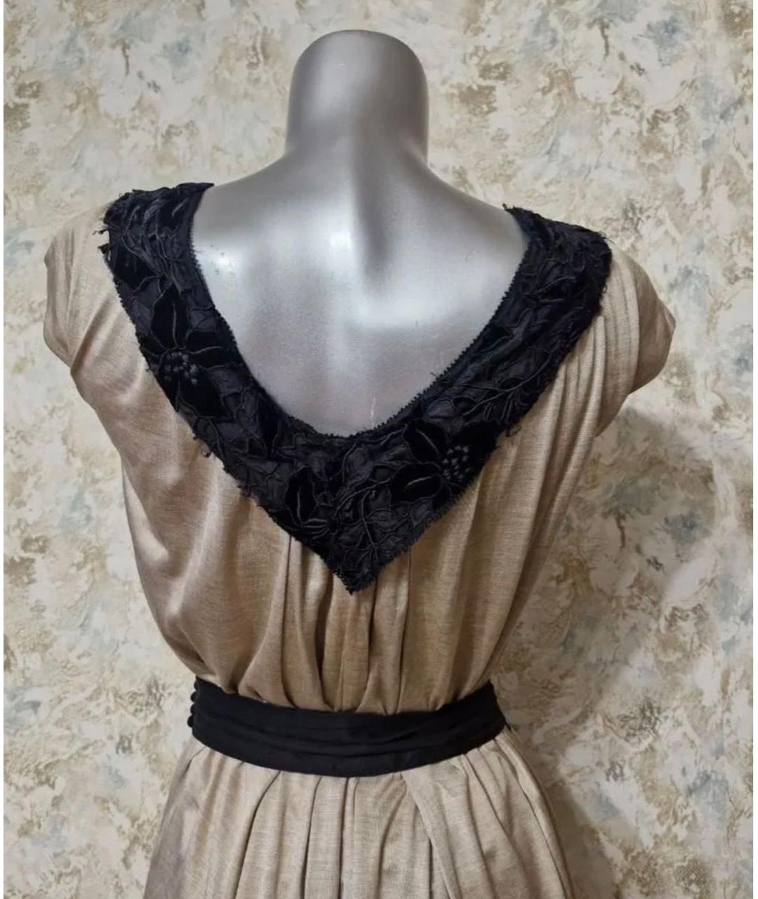 LOUIS VUITTON Бежевое повседневное платье, фото 3