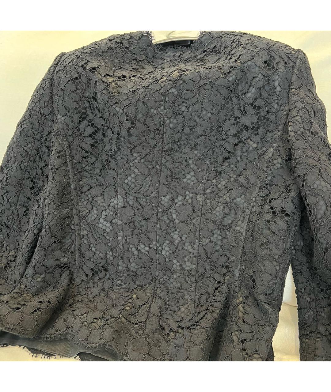 DOLCE&GABBANA Черный кружевной жакет/пиджак, фото 7