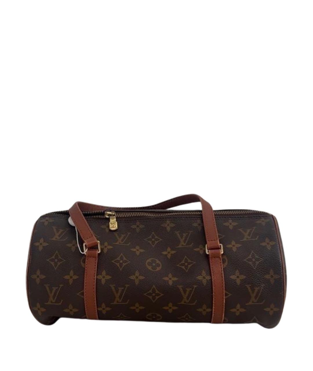 LOUIS VUITTON Коричневая сумка с короткими ручками, фото 1