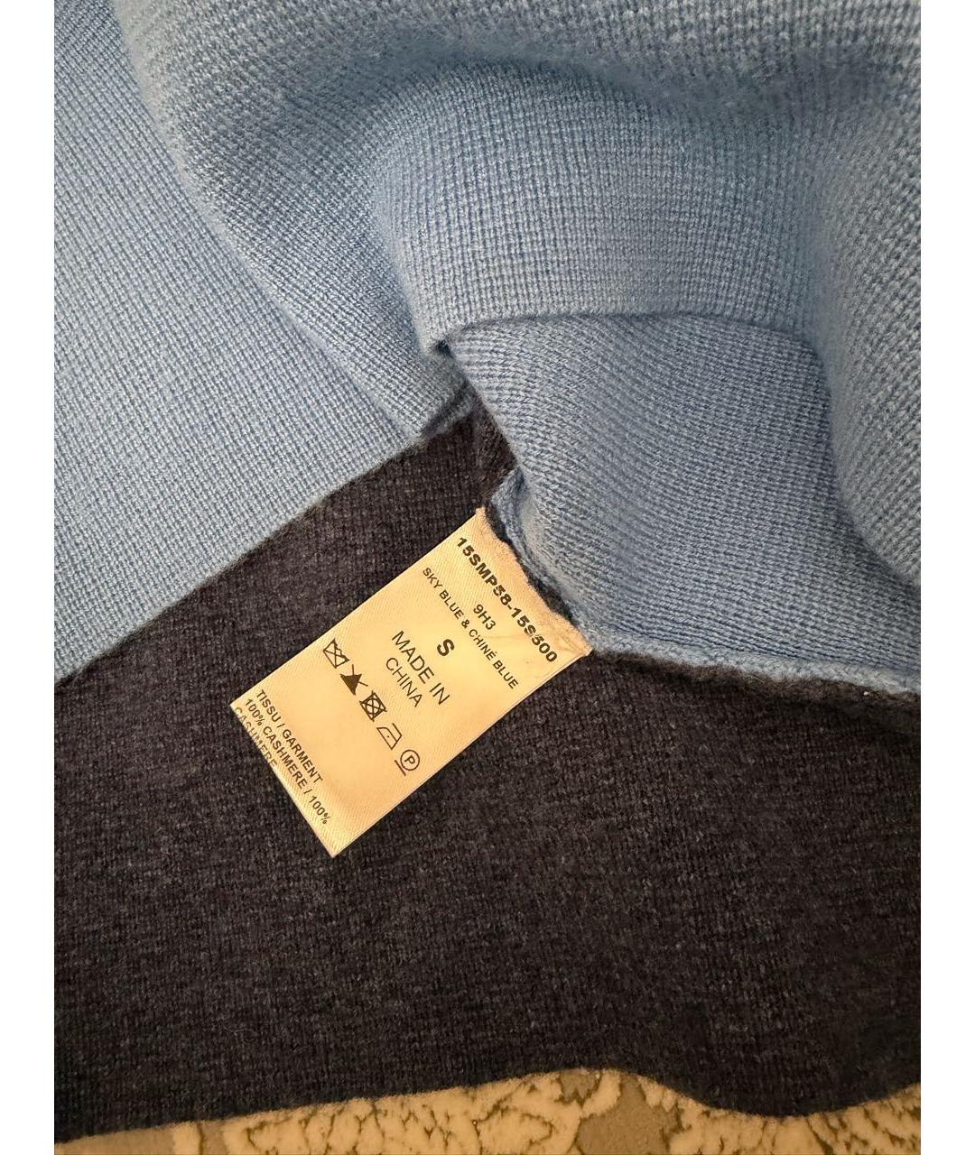 CHLOE Голубой кашемировый джемпер / свитер, фото 4