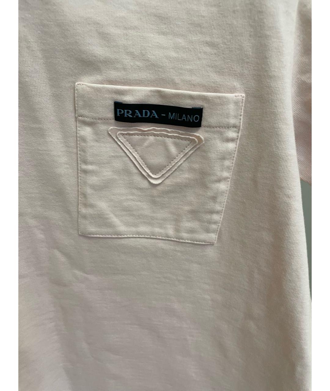 PRADA Розовое хлопковое повседневное платье, фото 3