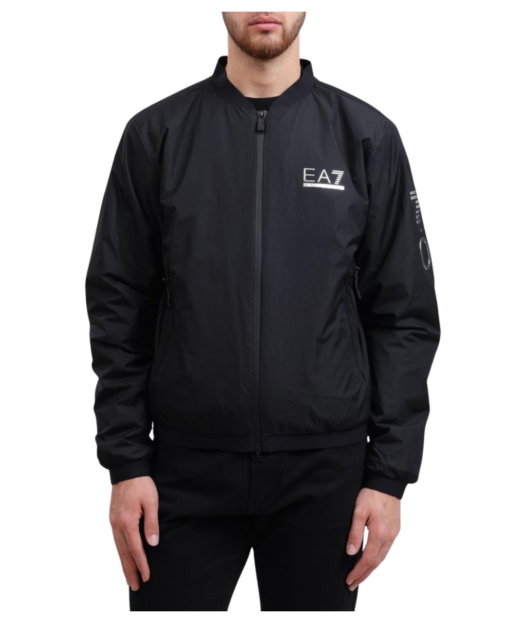 EA7 Черная куртка, фото 1