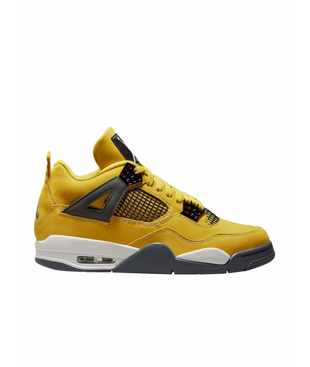 JORDAN Желтые высокие кроссовки / кеды, фото 1