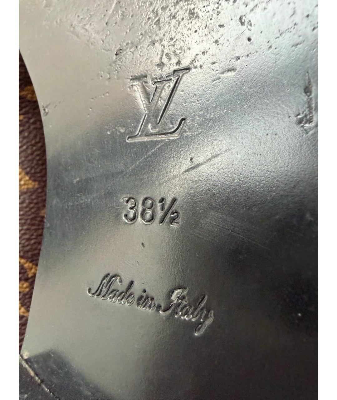 LOUIS VUITTON Коричневые лоферы, фото 6