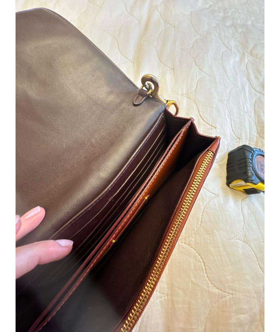 COACH Коричневая сумка через плечо, фото 5