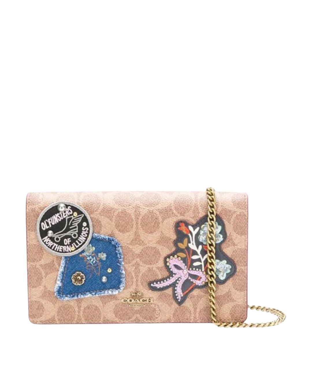 COACH Коричневая сумка через плечо, фото 1