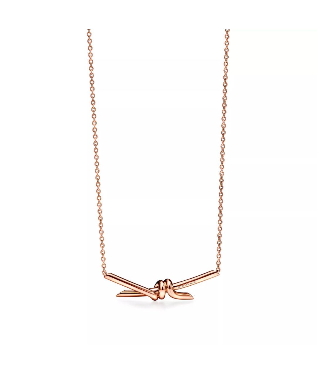 TIFFANY&CO Золотое колье из розового золота, фото 3