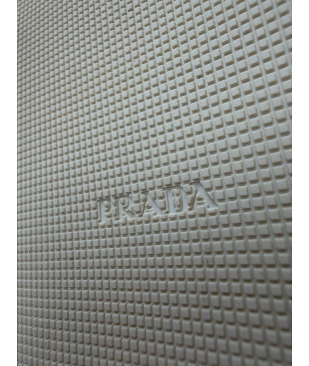 PRADA Розовые кожаные кроссовки, фото 6