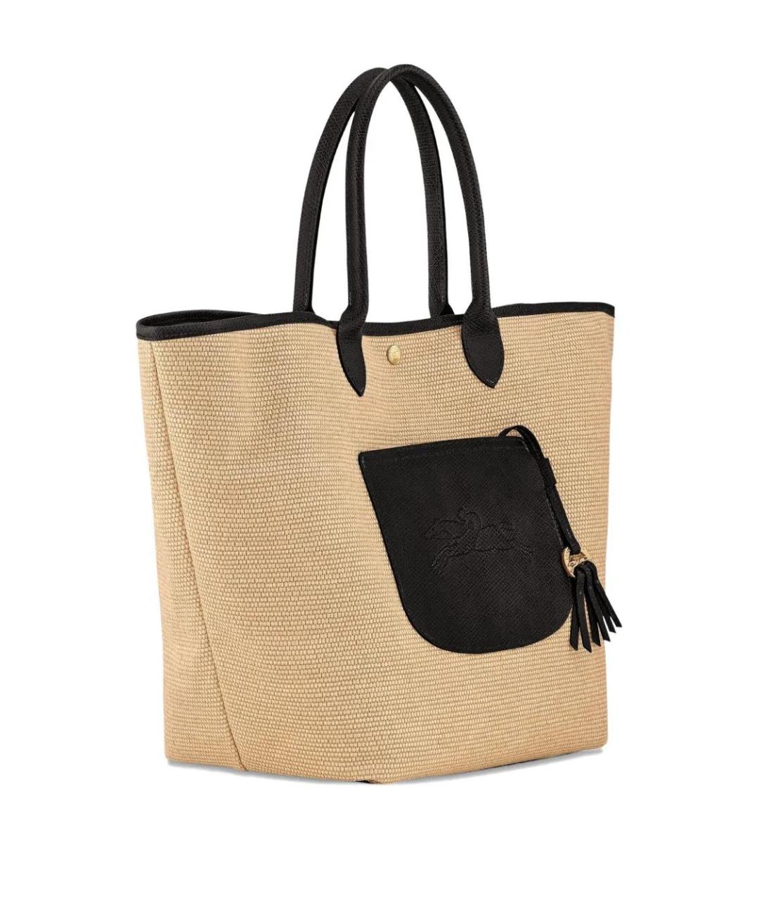 LONGCHAMP Бежевая сумка тоут, фото 4