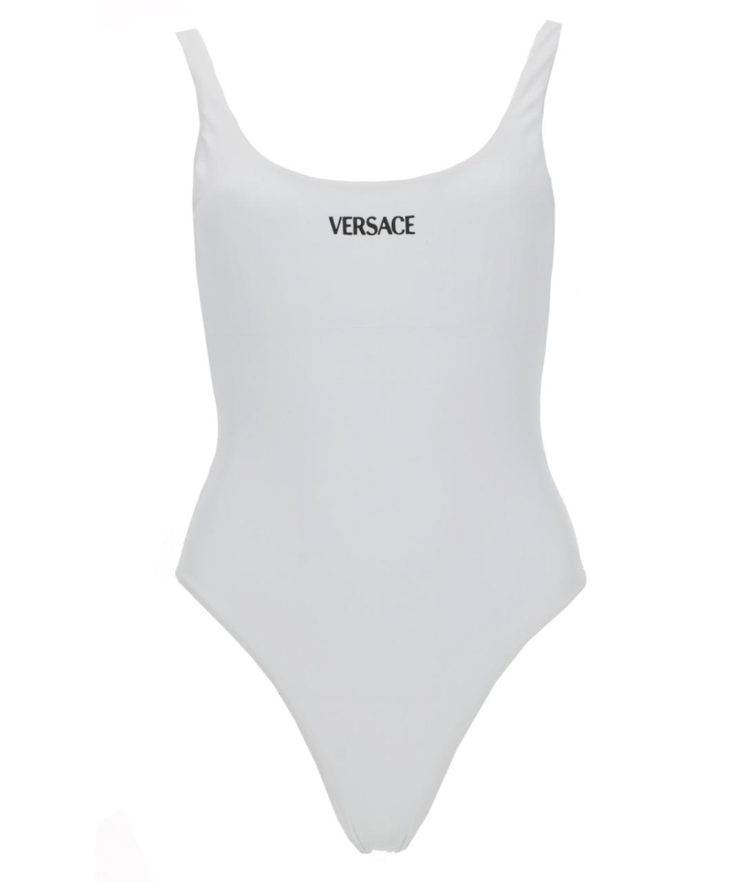 VERSACE Белый полиамидовый купальник, фото 1