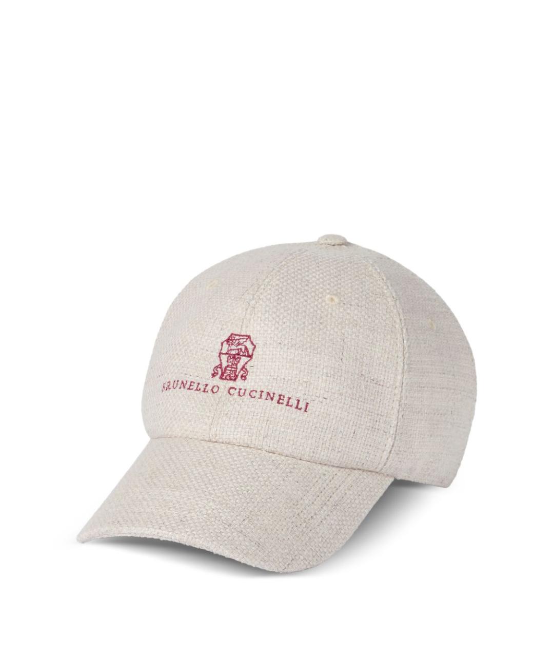 BRUNELLO CUCINELLI Бежевая кепка/бейсболка, фото 1
