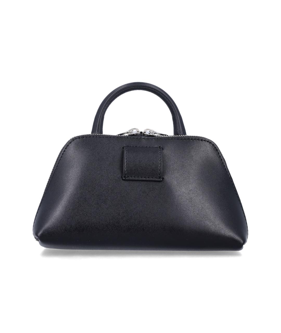 COPERNI Черная кожаная сумка с короткими ручками, фото 3
