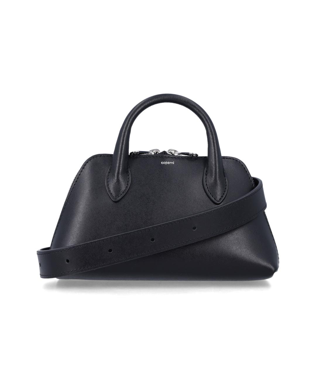 COPERNI Черная кожаная сумка с короткими ручками, фото 1