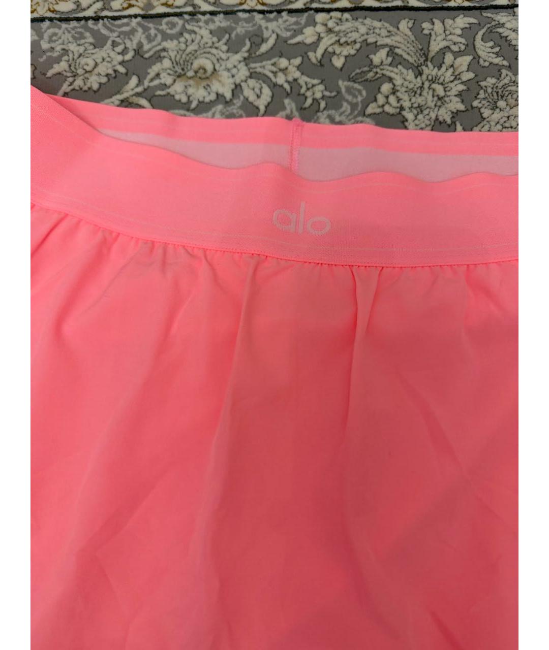 ALO YOGA Розовые спортивные брюки и шорты, фото 3