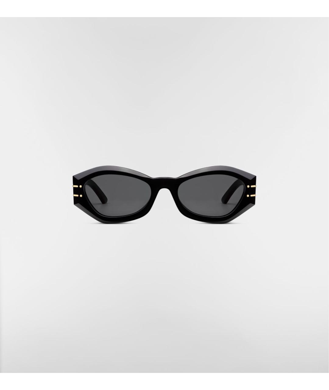 CHRISTIAN DIOR Черные пластиковые солнцезащитные очки, фото 3
