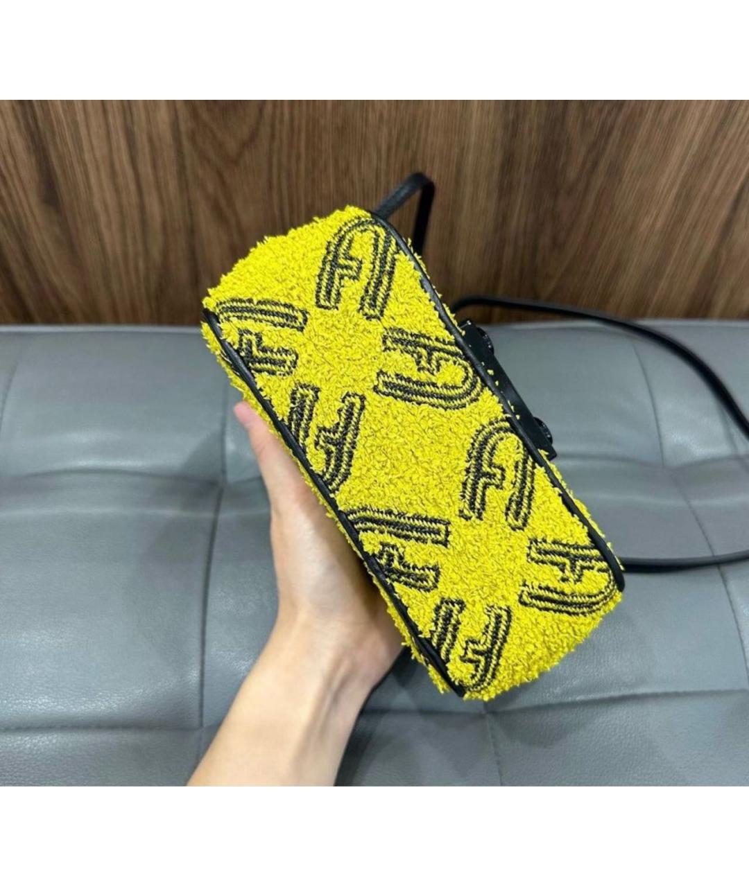 FURLA Желтая сумка через плечо, фото 6