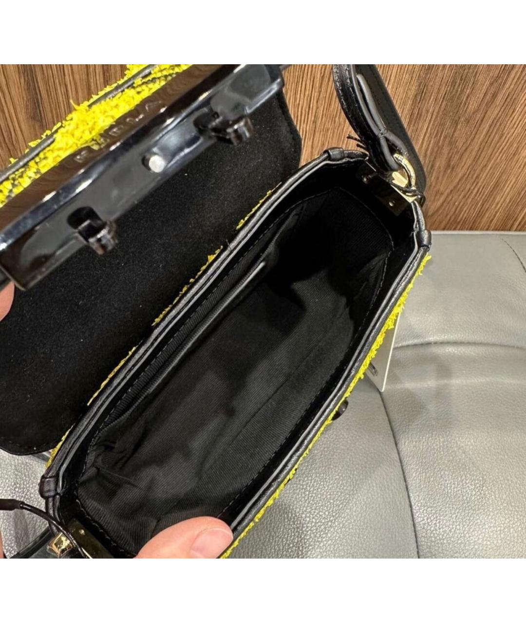 FURLA Желтая сумка через плечо, фото 5