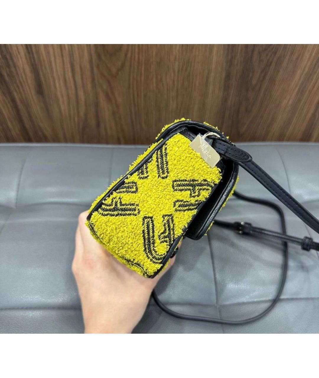 FURLA Желтая сумка через плечо, фото 4