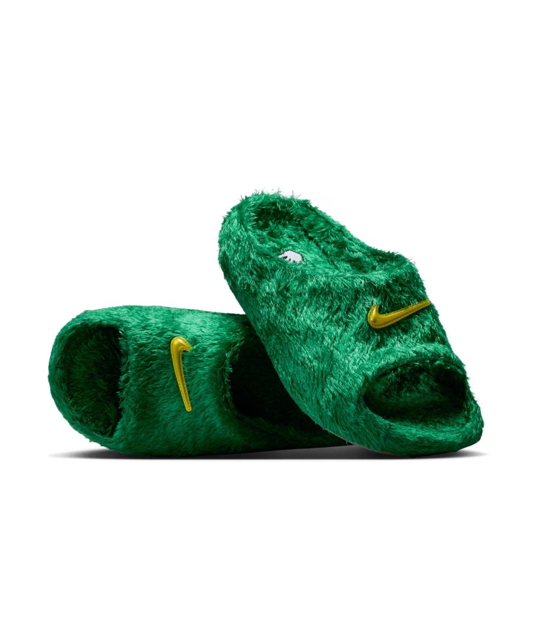 NIKE Зеленые шлепанцы, фото 2