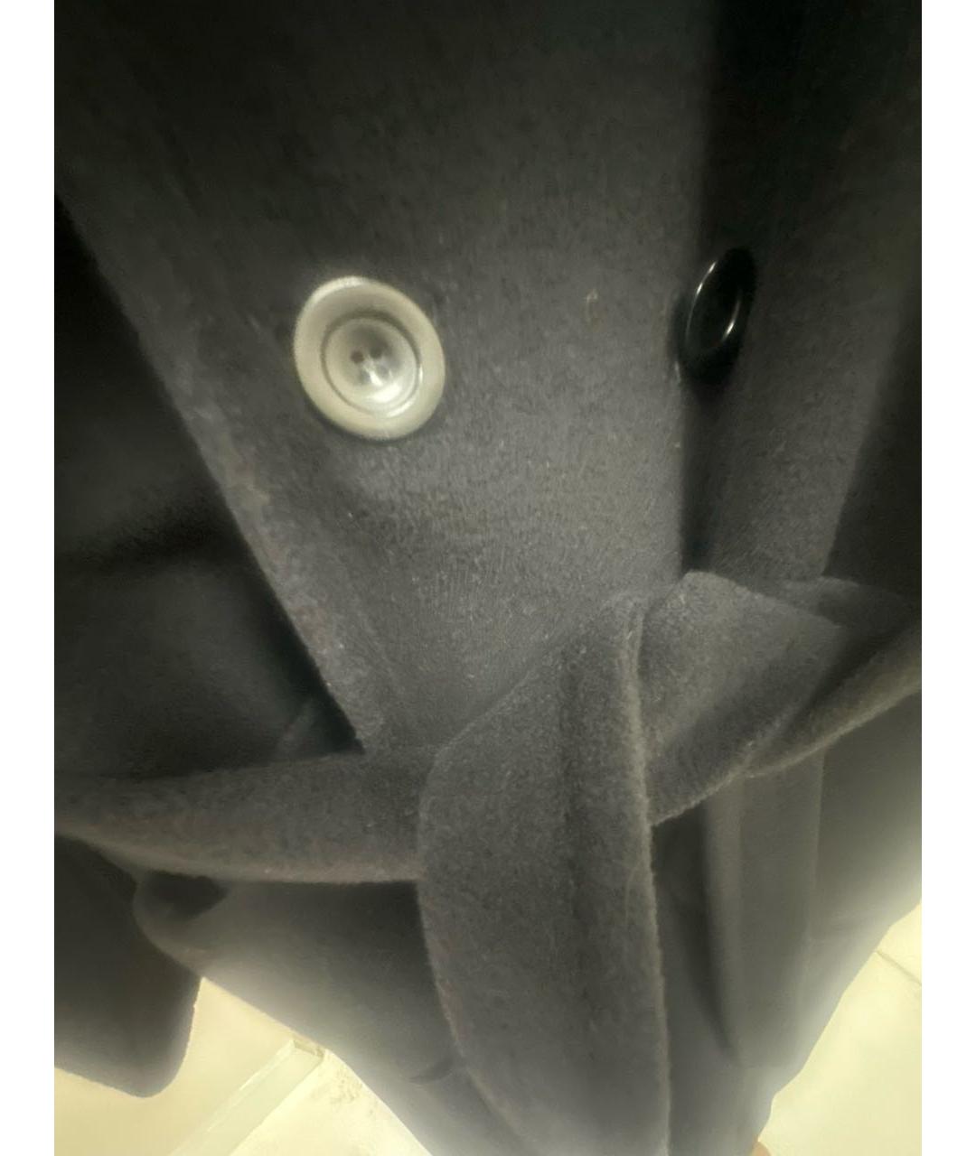 MAX MARA Черное шерстяное пальто, фото 4