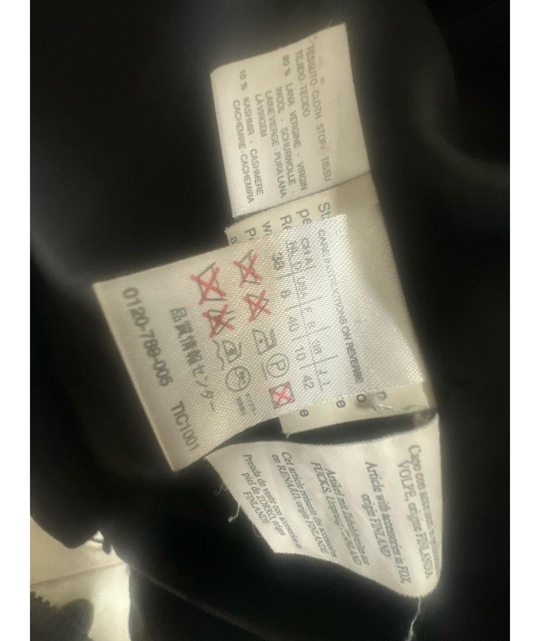 MAX MARA Черное шерстяное пальто, фото 5