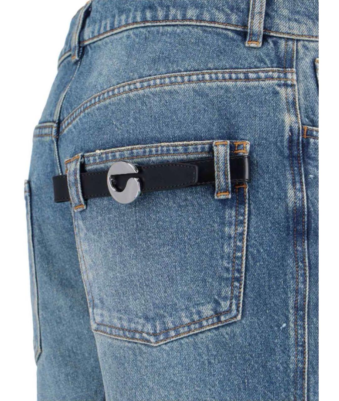 COPERNI Синие хлопковые прямые джинсы, фото 4