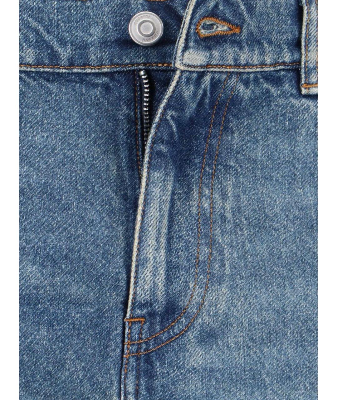 COPERNI Синие хлопковые прямые джинсы, фото 5