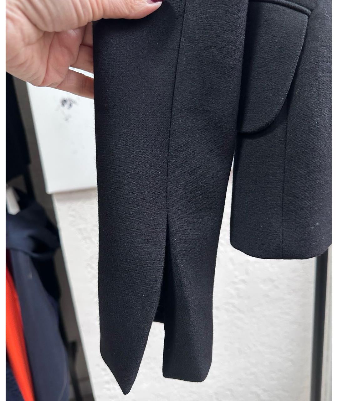 PETAR PETROV Черный шерстяной жакет/пиджак, фото 3