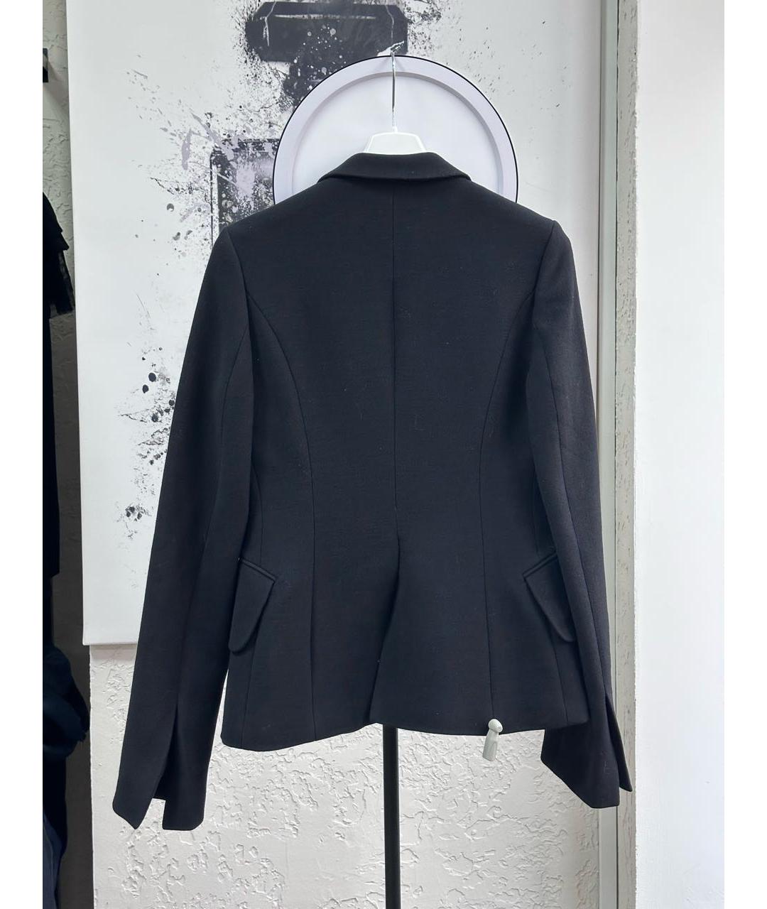 PETAR PETROV Черный шерстяной жакет/пиджак, фото 2