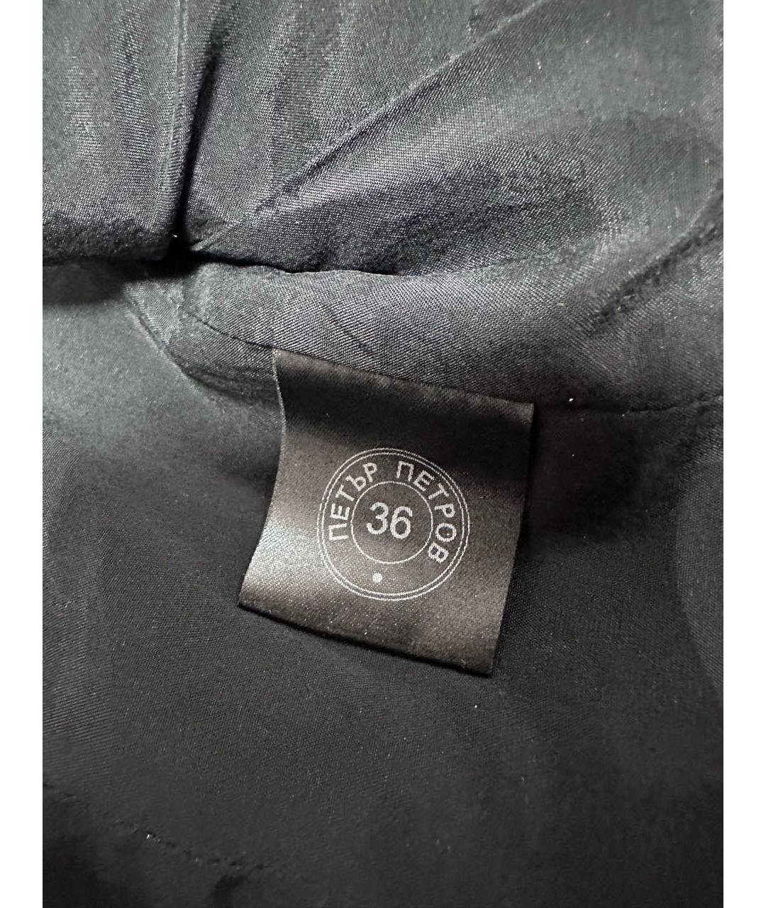 PETAR PETROV Черный шерстяной жакет/пиджак, фото 6
