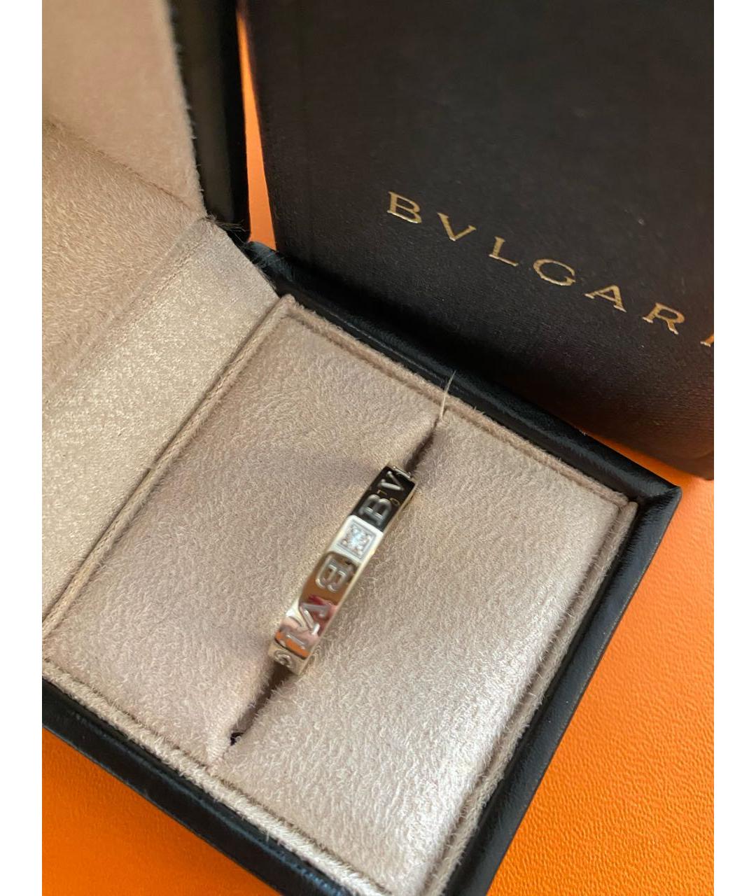 BVLGARI Серебряное кольцо из белого золота, фото 2