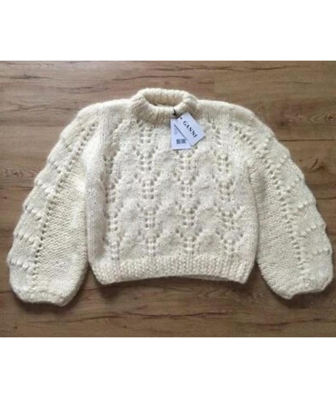 GANNI Шерстяной джемпер / свитер, фото 3