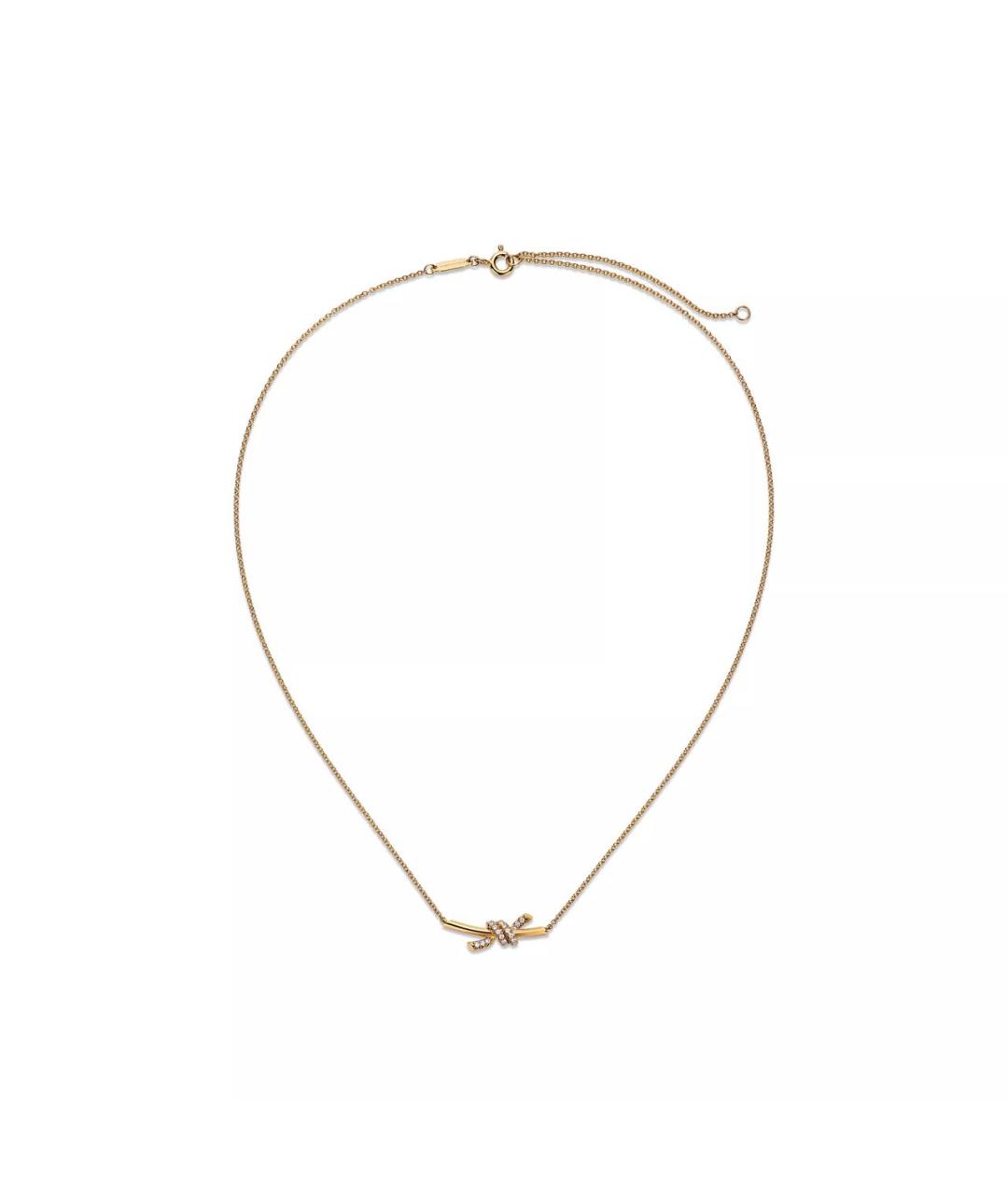 TIFFANY&CO Золотое колье из желтого золота, фото 3