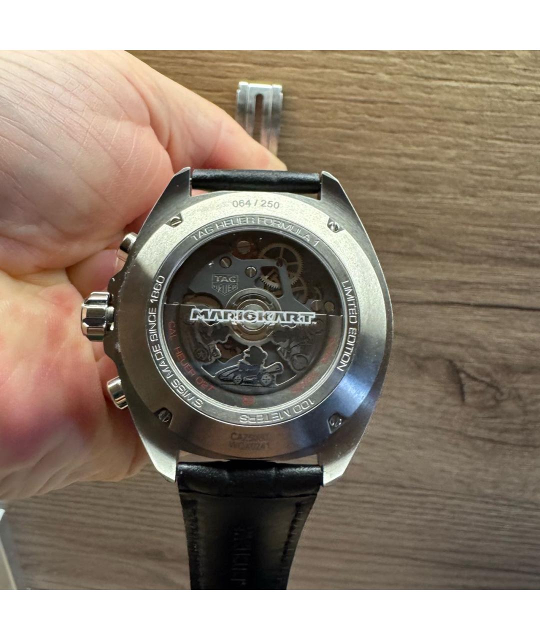 TAG HEUER Серебряные металлические часы, фото 2