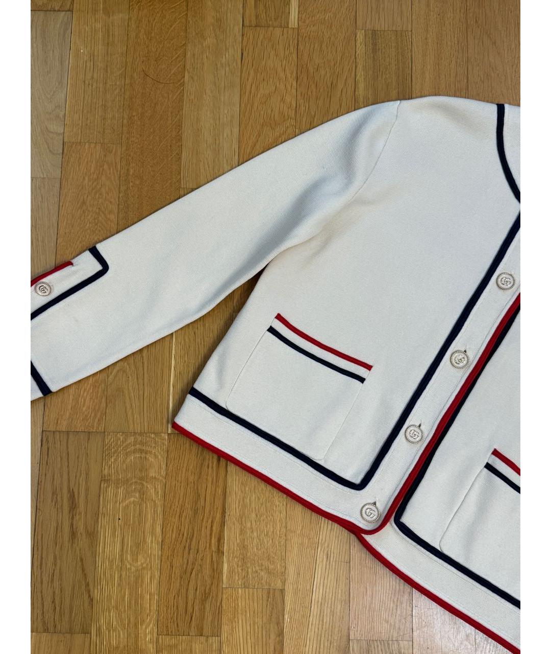 GUCCI Бежевый хлопковый кардиган, фото 2