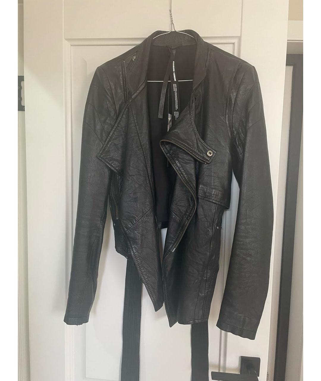 BARBARA BUI Черная кожаная куртка, фото 4