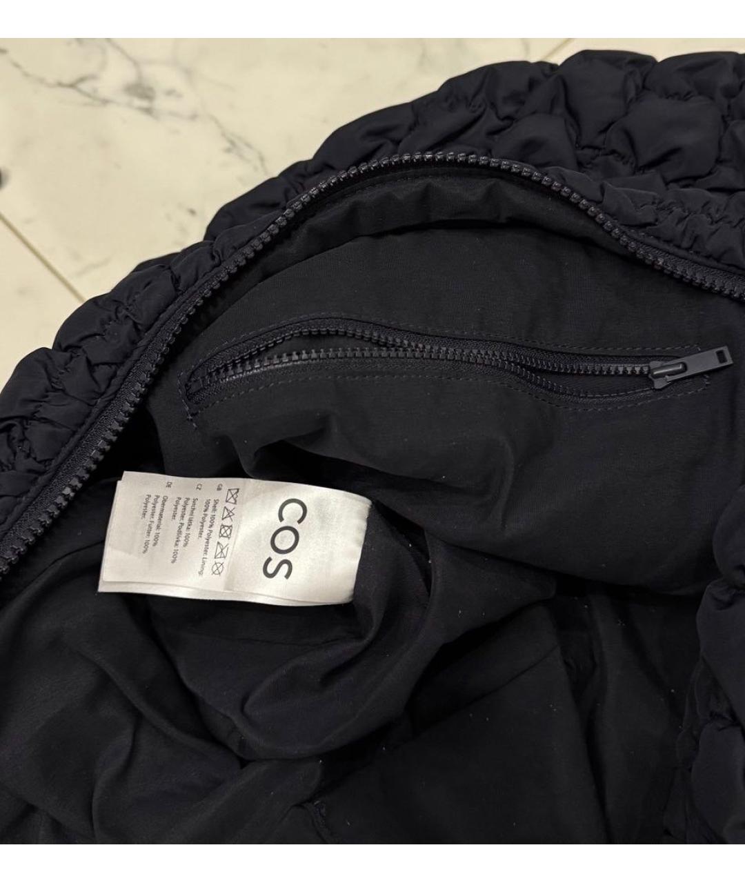 COS Темно-синяя сумка тоут, фото 6