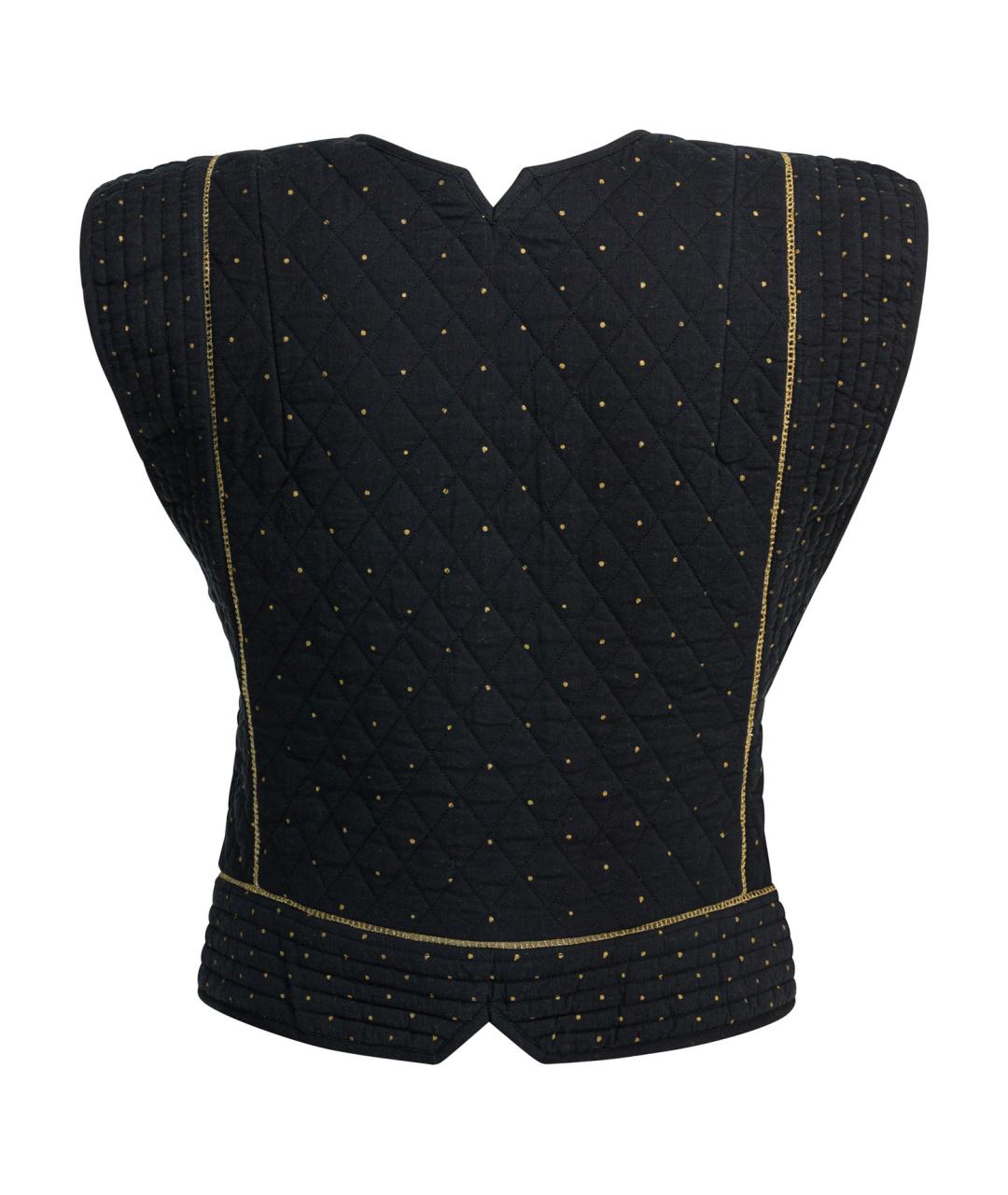 ISABEL MARANT Черный хлопковый жилет, фото 2