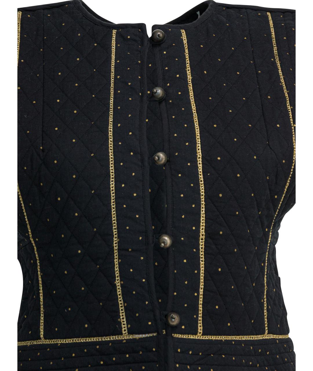 ISABEL MARANT Черный хлопковый жилет, фото 3