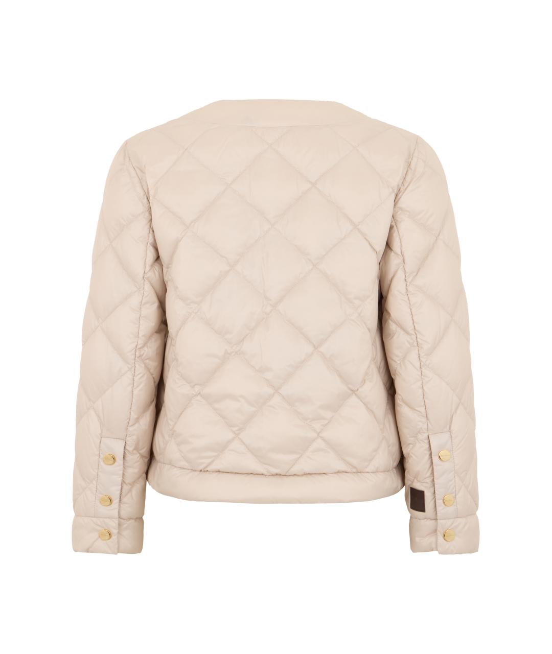 'S MAX MARA Бежевая полиамидовая куртка, фото 2