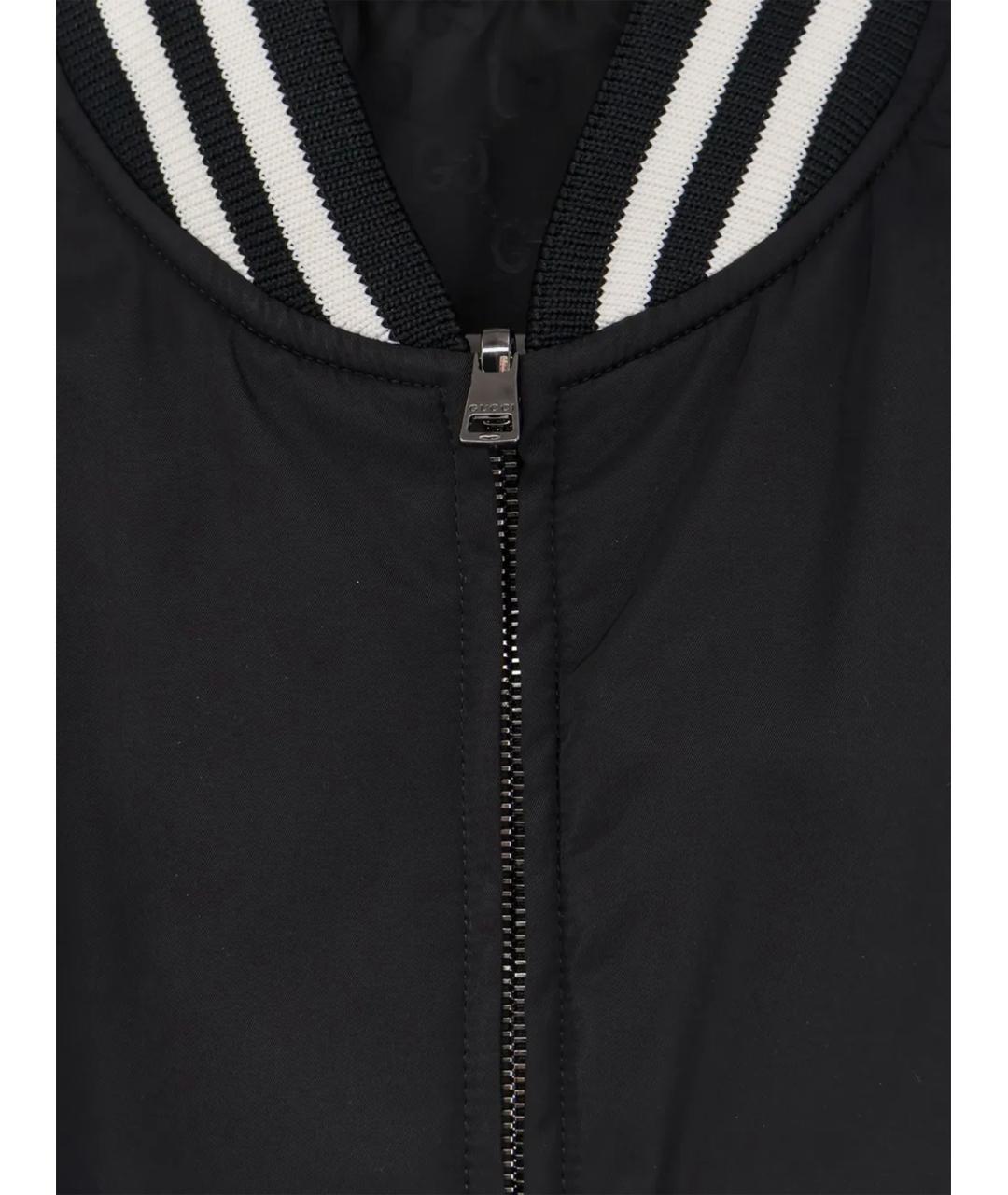 GUCCI Черная полиэстеровая куртка, фото 3