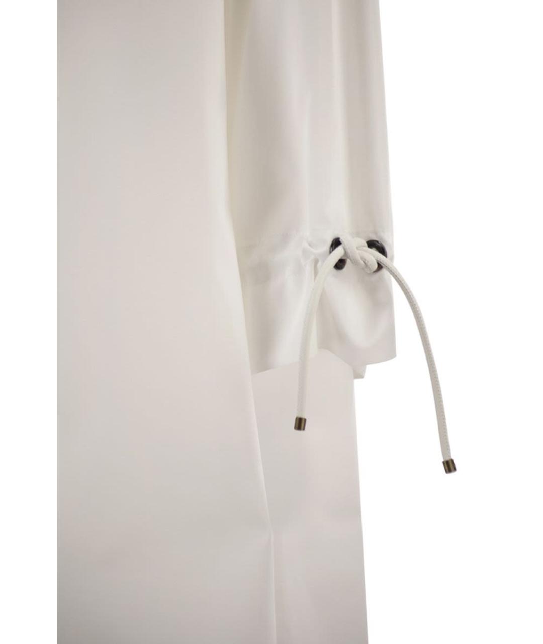 MAX MARA Белая хлопковая рубашка, фото 4