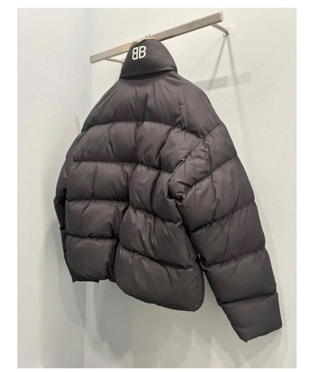 BALENCIAGA Черный пуховик, фото 2