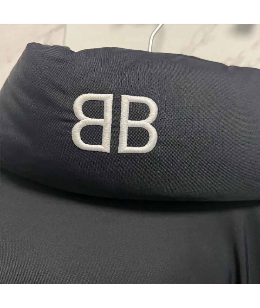 BALENCIAGA Черный пуховик, фото 4