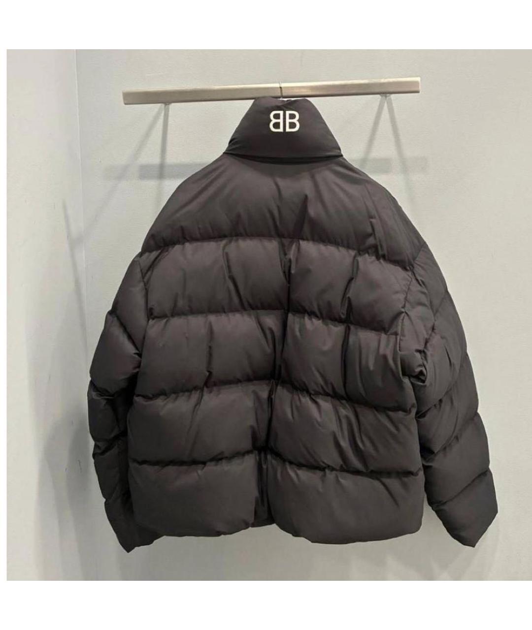 BALENCIAGA Черный пуховик, фото 8